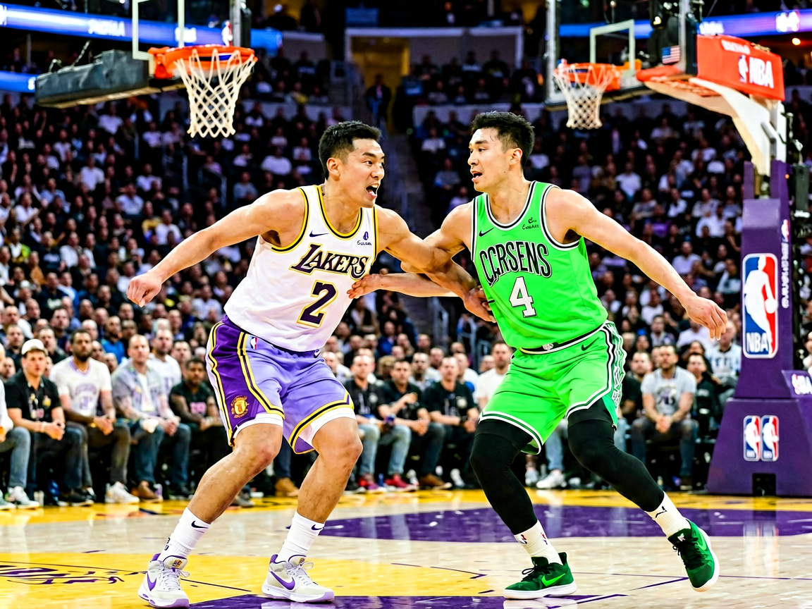 NBA季后赛激烈对抗赛场精彩瞬间